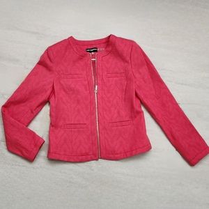 Karl Lagerfeld Paris Collarless  Jacket